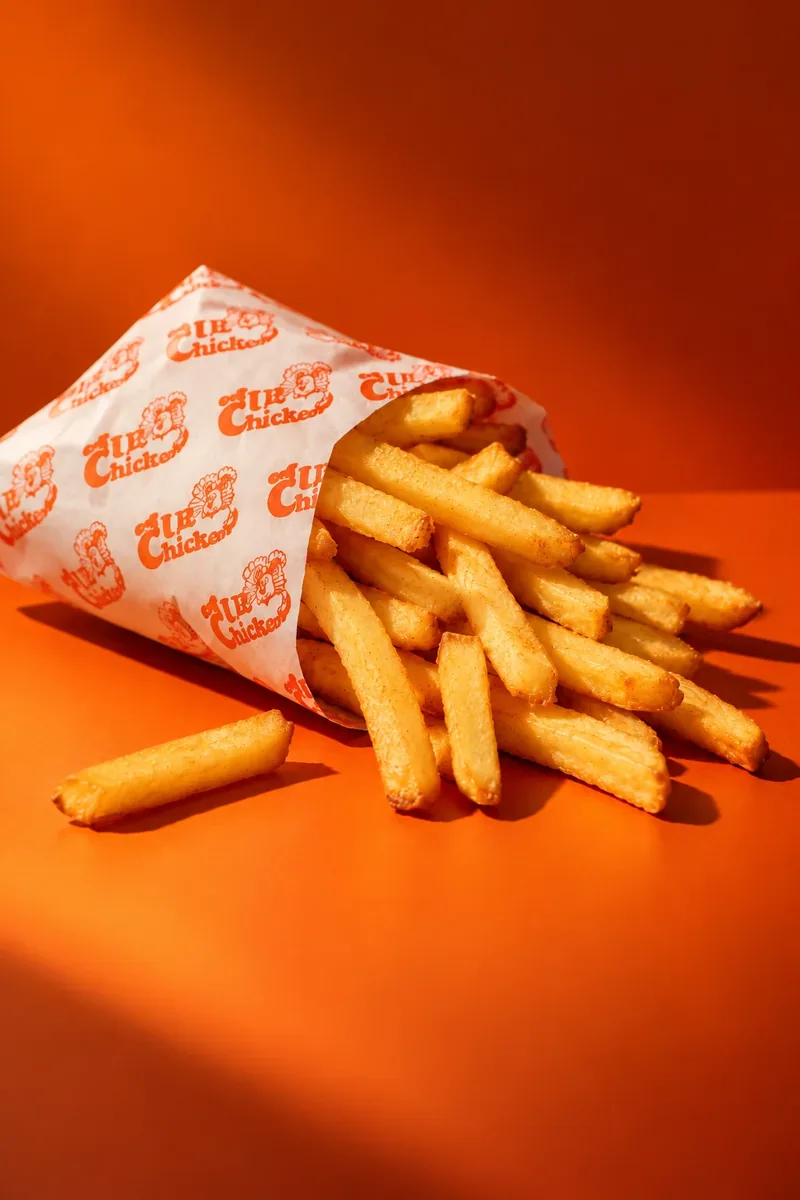 Patatas fritas en bolsa de papel Up Chicken