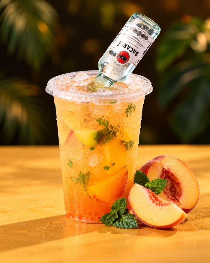 Mojito de melocotón