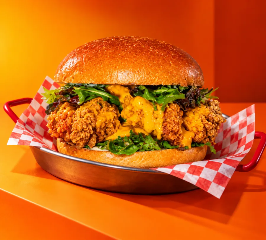 Burger Original de pollo coreano frito